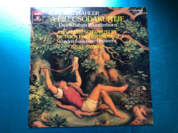 Mahler - A fiú csodakürtje, Des Knaben Wunderhorn / Elisabeth Schwarzkopf, Dietrich Fischer-Dieskau, London Symphony Orchestra, Szell / Hungaroton LP 1988 Stereo / SLPXL 31367