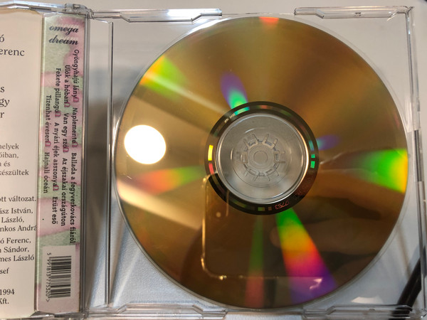 Omega dream / Gyöngyhajú lány, Fekete pillangó, Ballada a fegyverkovács fiáról / MegA / Hungaroton - Gong Audio CD 1994 / HCD 37753 (5991813775320)