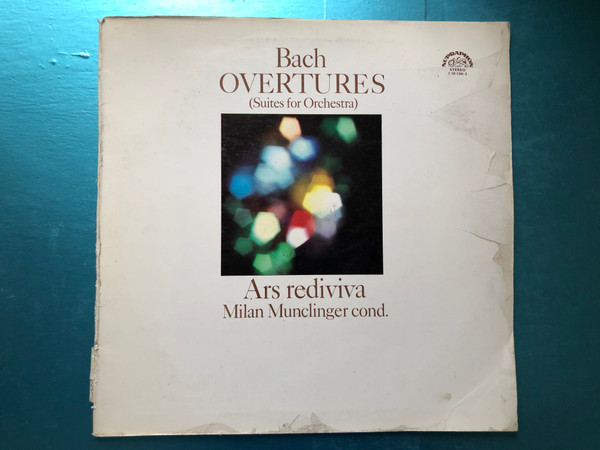 Bach - Overtures ( Suites For Orchestra ) / Ars Rediviva, Milan Munclinger cond. / Supraphon 2x LP 1973 Stereo / 1 10 1361-2