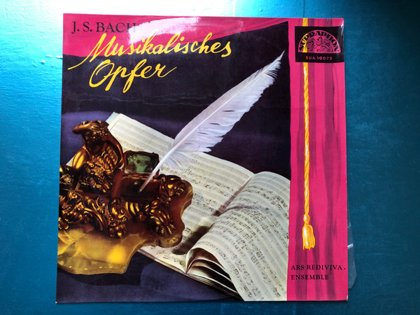 J. S. Bach - Musical Offering / Ars Rediviva Ensemble / Supraphon LP / SUA 10072
