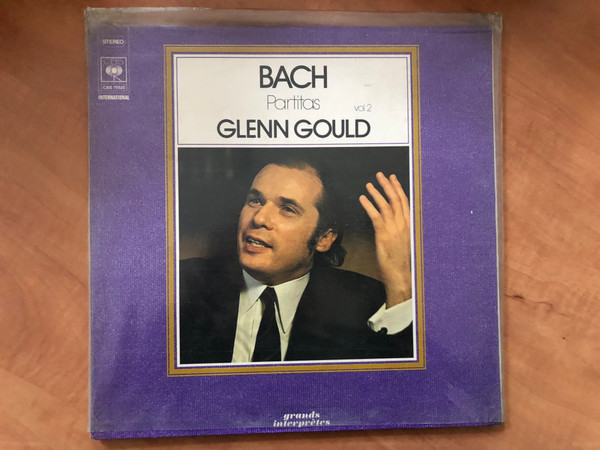 Bach - Partitas Vol.2 - Glenn Gould / Grands Interprètes / CBS LP Stereo / CBS 75522