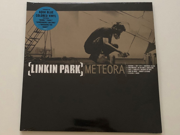 Linkin Park – Meteora / Pressed On Aqua Blue Colored Vinyl, Featuring: Numb, Faint, Somewhere I Belong & Breaking The Habit / Warner Records 2x LP 2021 / 093624892113