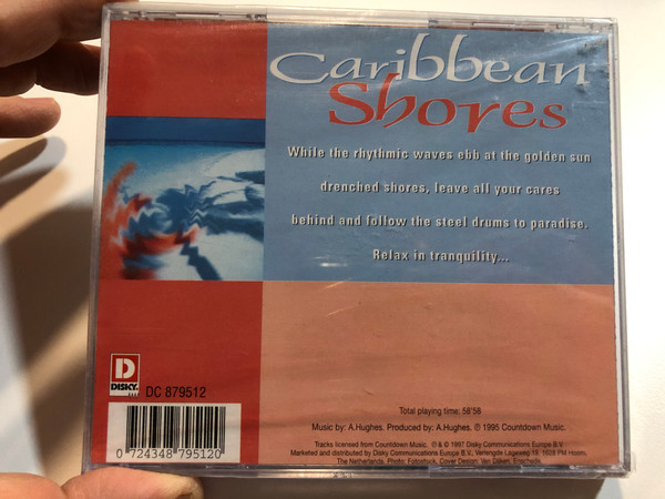 Carribean Shores / The beauty of music blended with the sensual sounds of nature to give the ultimate experience of tranquility and harmony / Disky Audio CD 1997 / DC 879512