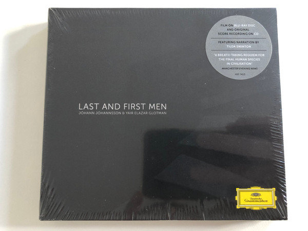 Last And First Men - Jóhann Jóhannsson & Yair Elazar Glotman / Film On Blu-Ray Disc And Original Score Recording On CD, Featuring Narration By Tilda Swinton / Deutsche Grammophon Audio CD 2020 / 483 7410