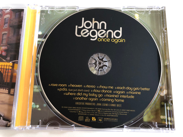 John Legend – Once Again / G.O.O.D. MUSIC Audio CD 2006 / 82876803232