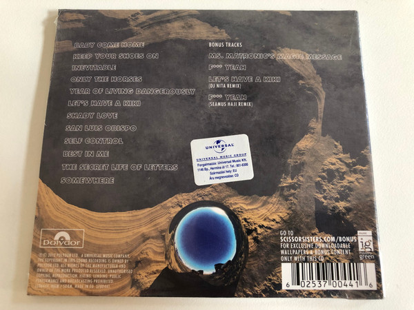 Scissor Sisters – Magic Hour / Polydor Audio CD 2012 / 3700441