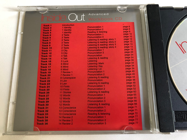 Inside Out Advanced Workbook / CD-Rom / Authors: Ceri Jones, Russell Stannard / Publisher: Cambridge University Press (9780333937990)