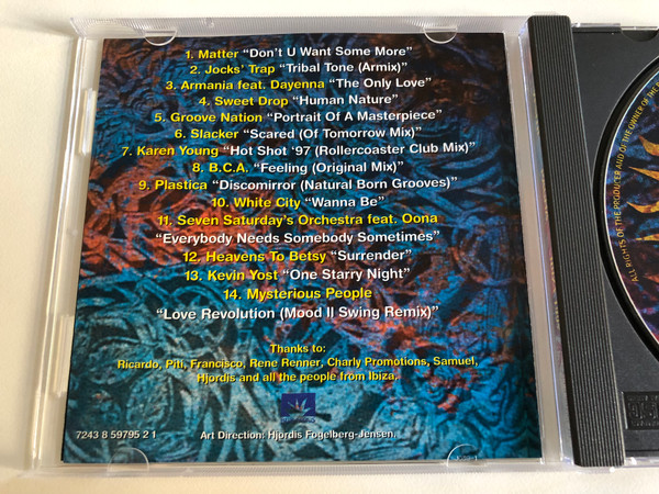 Zenith Ibiza 1997 Pacha / Mixed by Carlos Diaz And Dj Reche / EMI Audio CD 1997 / 07243 8 59795 2 1