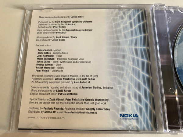 Julius Dobos – Mountain Flying / Periferic Records Audio CD 1999 / BGCD 051