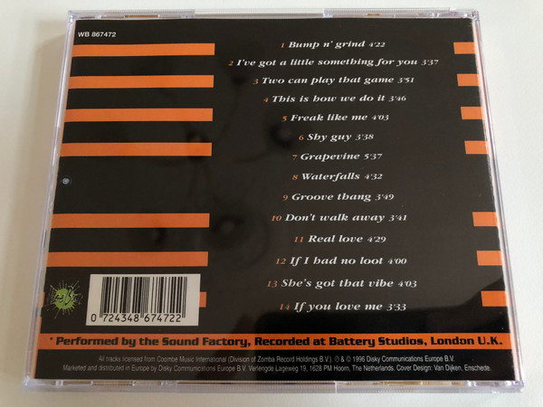 Smooth n' Swing - Sound Factory / Coombe Music International Audio CD 1996 / WB 867472