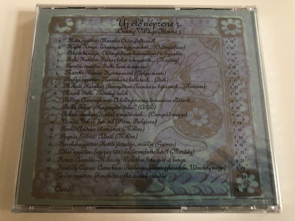 Új Élő Népzene 3. = Living Village Music / Táncház Egyesület Audio CD / FMVMCD 003