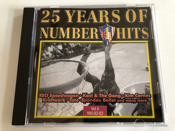 25 Years Of Number 1 Hits - Vol. 6 - 1981-82-83 / REO Speedwagon, Kool & The Gang, Kim Carnes, Kraftwerk, Toto, Spandau Ballet, and many more / Connoisseur Collection Audio CD 1996 / WONE CD 06 