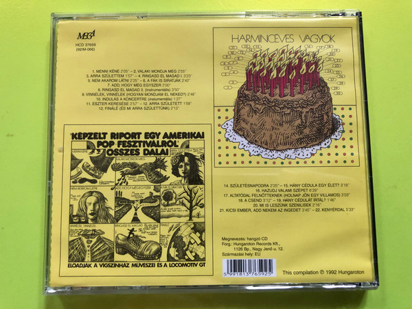 "Képzelt Riport Egy Amerikai Pop-Fesztiválról" Összes Dalai / Mega Hungaroton (5991813765925)