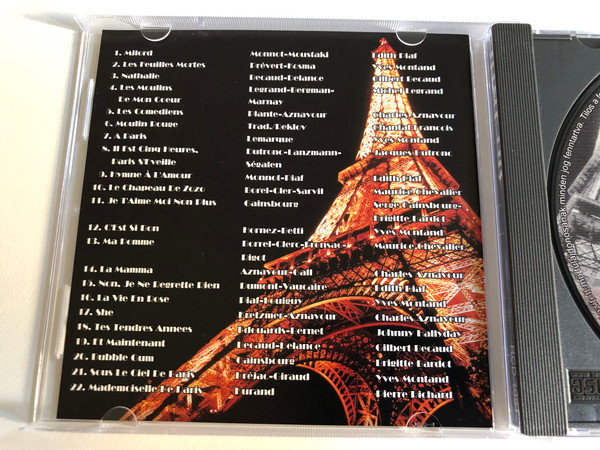 French Hits / Charles Aznavour, Johnny Hallyday, Maurice Chevalier, Gilbert Bécaud, Michel Legrand, Brigitte Bardot, Yves Montand, Edith Piaf / Ring Audio CD / RCD 1091