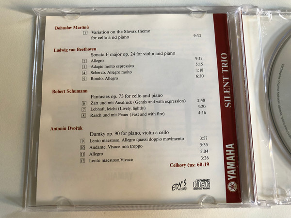Silent Trio - Eduard Spačil, Oldrich Viček, Štepanka Kutmanova / Midi Music Studio Audio CD 1999 / MM 0007-2531