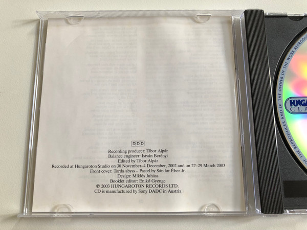 Choral Music from the End of the Milennium - ''Hegyet hagek, lotot lepek'' / Budapest Monteverdi Choir, Erdody Chamber Orchestra, Leader: Zsolt Szefcsik, Conducted by Eva Kollar, Andras Deri / Hungaroton Classic Audio CD 2003 Stereo / HCD 32190