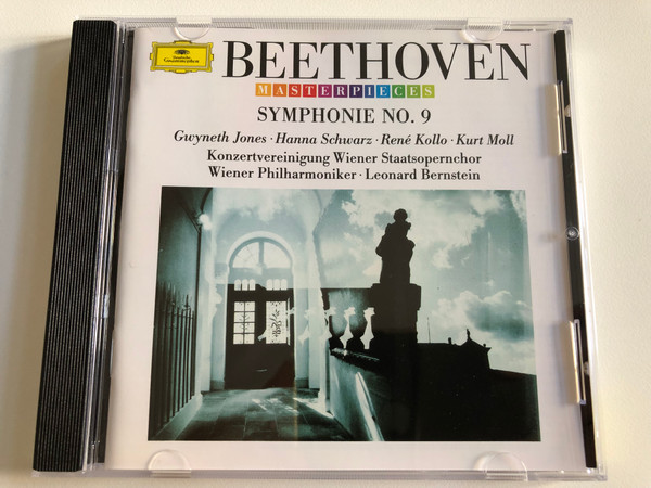 Beethoven - Symphonie No. 9 / Gwyneth Jones, Hanna Schwarz, René Kollo, Kurt Moll / Konzertvereinigung Wiener Staatsopernchor, Wiener Philharmoniker, Leonard Bernstein / Deutsche Grammophon Audio CD 1996 / 447 905-2 