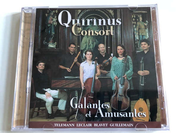 Quirinus Consort - Galantes et Amusantes / Telemann Leclair Blavet Guillemain / Dola Studio Audio CD / DLCD 318