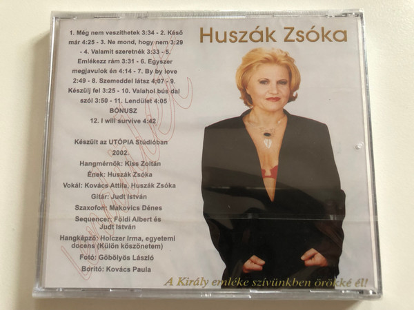 Huszák Zsóka – Lendület - Még Nem Veszíthetek... / Audio CD 2002