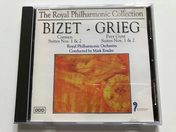 The Royal Philharmonic Collection / Bizet, Grieg: Carmen Suites Nos. 1 & 2, Peer Gynt Suites Nos. 1 & 2 / Royal Philharmonic Orchestra, Mark Ermler / Tring International PLC Audio CD 1994 / TRP002