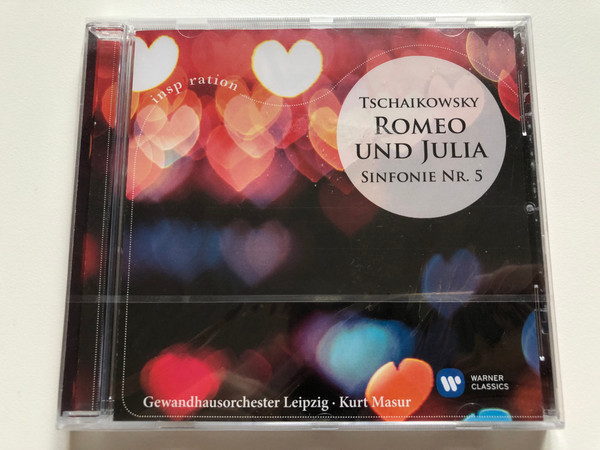 Tchaikowsky - Romeo und Julia - Sinfonie Nr. 5 / Gewandhausorchester Leipzig, Kurt Masur / insp!ration / Warner Classics Audio CD 2018 / 0190295667566