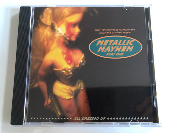 Metallic Mayhem - Part One / Over 70 minutes of metal for the price of a CD maxi single! / Megarock Records Audio CD 1995 / MRRCD025
