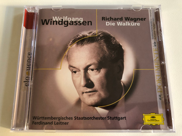 Wolfgang Windgassen - Richard Wagner: Die Walkure / Wurttembergisches Staatsorchester Stuttgart, Ferdinand Leinter / Universal Music Audio CD / 474 724-2