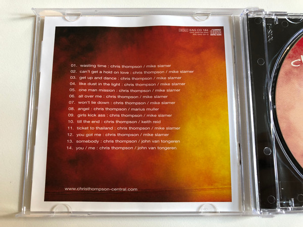 Chris Thompson – Won't Lie Down / Eagle Records Audio CD 2001 / EAGCD184