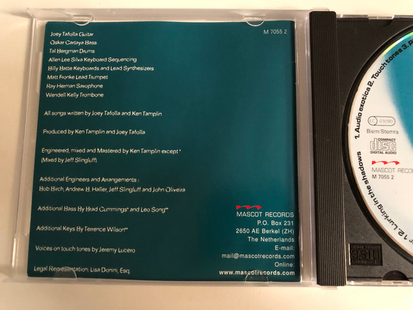 Joey Tafolla – Plastic / Mascot Records Audio CD 2001 / M 7055 2