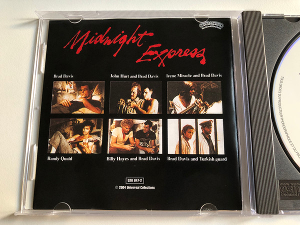 Midnight Express (Music From The Original Motion Picture Soundtrack) - Composed and Produced by Giorgio Moroder / Casablanca Audio CD / 526 847-2