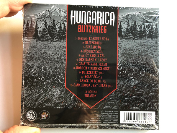 Hungarica – Blitzkrieg / Hadak Útja Kiadó Audio CD 2019 / HUKCD 058