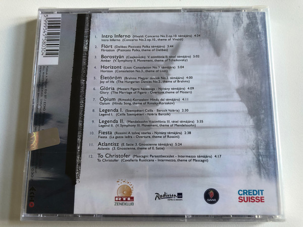 Szentpéteri Csilla – Időzónák - Timezones / Echo Records Audio CD 2003 / 030-2  