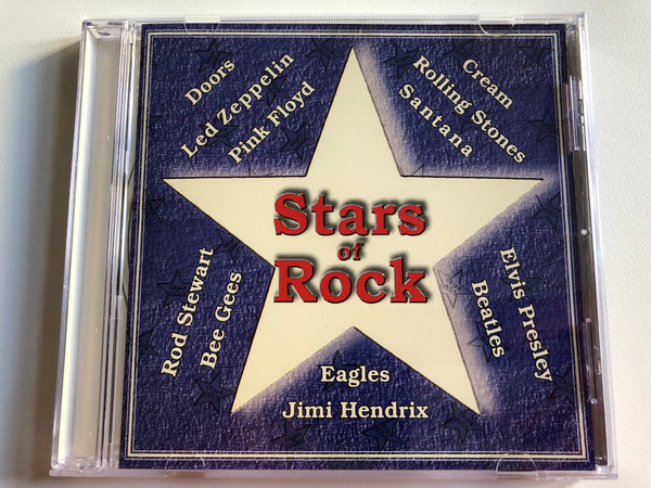 Stars Of Rock / Doors, Led Zeppelin, Pink Floyd, Rod Stewart, Bee Gees, Eagles, Jimi Hendrix, Cream, Rolling Stones, Santana, Elvis Presley, Beatles / Ring Audio CD / RCD 1053