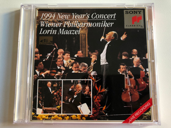 1994 New Year's Concert - Wiener Philharmoniker - Lorin Maazel / Sony Classical Audio CD 1994 / CL 312447 7