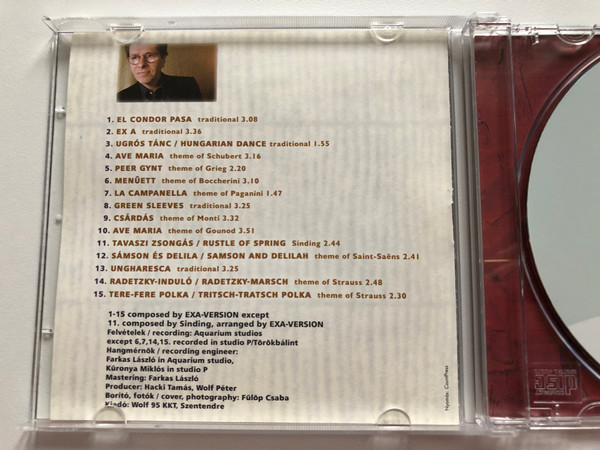 Hacki Tamás – Tavaszi Zsongás Füttykoncert Rustle Of Spring Virtuoso Whistling / Wolf Audio CD 2001 / wolf2001/1
