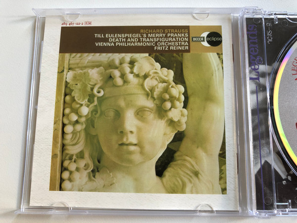 Richard Strauss: Till Eulenspiegel, Tod und Verklarung, Brahms: Hungarian Dances, Dvorak: Slavonic Dances / Wiener Philharmoniker, Fritz Reiner / Legends 1956 / Decca Audio CD 2000 Stereo / 289 467 122-2
