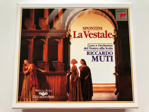 Spontini - La Vestale / Coro E Orchestra Del Teatro Alla Scala, Riccardo Muti / Sony Classical 3x Audio CD 1995 / S3K 66 357