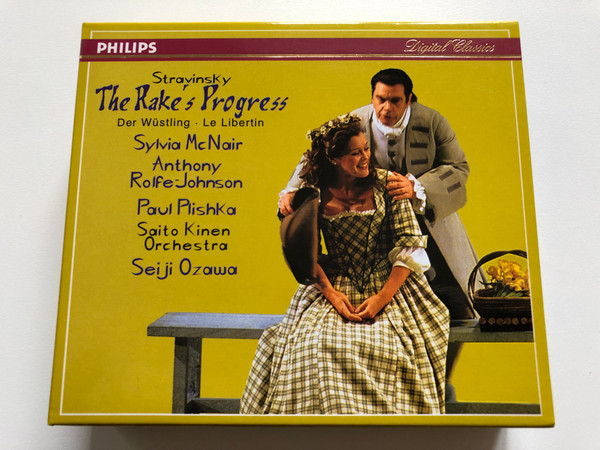 Stravinsky - The Rake's Progress - Sylvia McNair, Anthony Rolfe Johnson, Paul Plishka, Saito Kinen Orchestra, Seiji Ozawa / Philips 2x Audio CD 1997 Stereo / 454 431-2