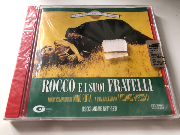 Rocco E I Suoi Fratelli - Music Composed by Nino Rota, A Film Directed by Luchino Visconti (Rocco And His Brothers) / Cam's Soundtrack Encyclopedia / CAM Audio CD 2002 / CAM 493194-2