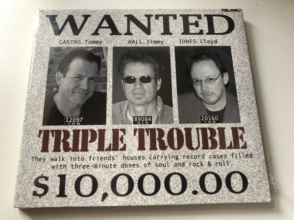 Triple Trouble - Tommy Castro, Jimmy Hall, Lloyd Jones / Telarc Audio CD 2003 / CD-83585