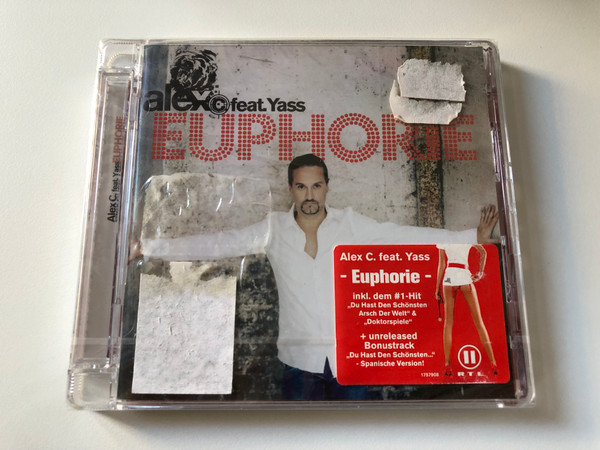 Alex C. Feat. Yass – Euphorie / inkl. dem #1-Hit 'Du Hast Den Schönsten Arsch Der Welt'' & ''Doktorspiele'' + unreleased Bonustrack ''Du Hast Den Schönsten...'' - Spanische Version! / Universal Music Group Audio CD 2008 / 06025-1757908-8