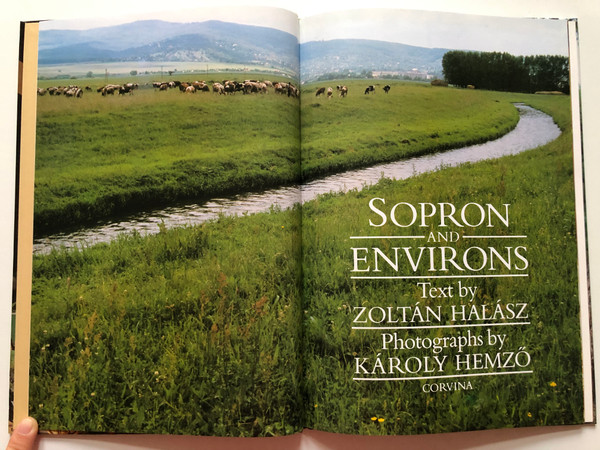 Sopron and Environs by Zoltán Halász, Károly Hemző / A taste of Hungary / English edition of Sopron környéki ízek / Corvina Publishing / Hardcover 1989 (9631327698)