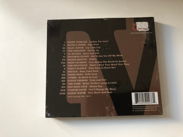 Soul Brothers IV - Featuring Bobby Womack, Quincy Jones, Isaac Hayes, Barry White... / Kings Road Multi Media Audio CD / KRMCD019