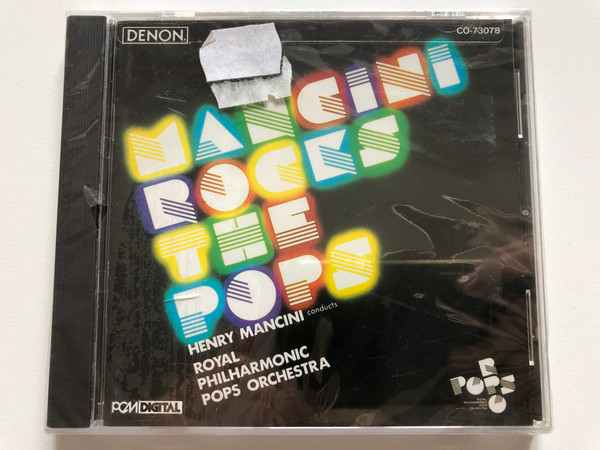 Mancini Rocks The Pops - Henry Mancini (conducts), Royal Philharmonic Pops Orchestra / Denon Audio CD 1989 Stereo / CO-73078