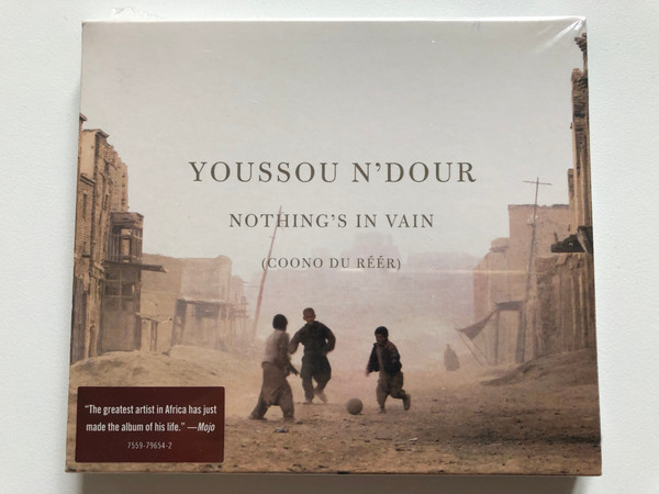 Youssou N'Dour – Nothing's In Vain (Coono Du Réér) / Nonesuch Audio CD 2002 / 7559-79654-2