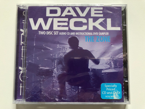 Dave Weckl – The Zone / Two Disc Set - Audio CD And Instructional DVD Sampler / Specially Priced CD and DVD! / Stretch Records Audio CD + DVD / SCD2-9037-2
