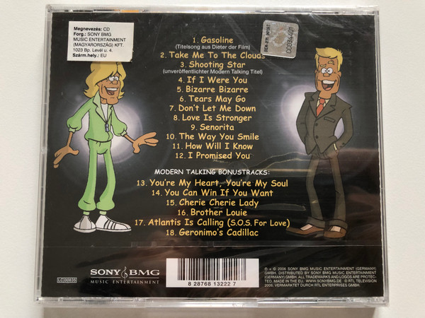 Dieter Bohlen – Dieter - Der Film / Der Soundtrack Zum Film, inkl. Titelsong 'Gasoline' + 6 weitere Mega-Hits & 1 bisher unveroffentlichter Track von Modern Talking / Sony BMG Music Entertainment Audio CD 2006 / 82876 81322 2