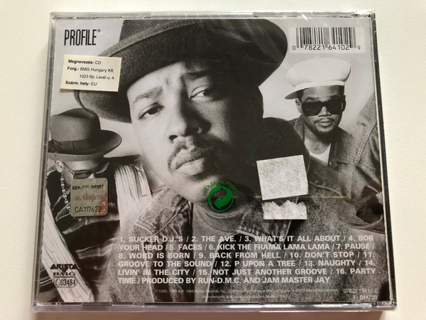 Run-D.M.C. – Back From Hell  Arista CD Audio 1999 (078221641029)