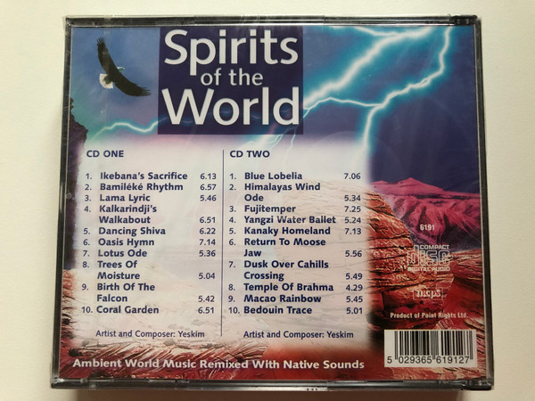 Spirits of the World / Ambient World Music Remixed With Native Sounds / 2x Audio CD / 6191