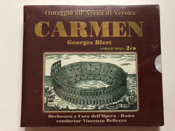 Omaggio all' Arena di Verona - Carmen - Georges Bizet / Orchestra E Coro Dell'Opera - Roma, Vincenzo Bellezza / Azzurra Music 2x Audio CD 2002 / GI121/2